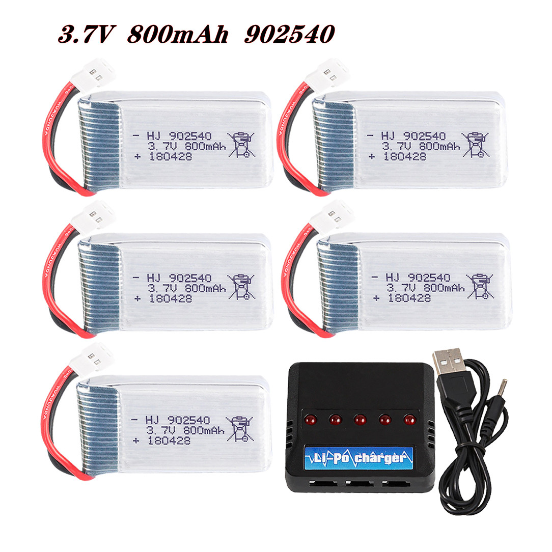 Drone Gimbal Controller - Batterie Lipo 3.7V 800mAh 902540 25C