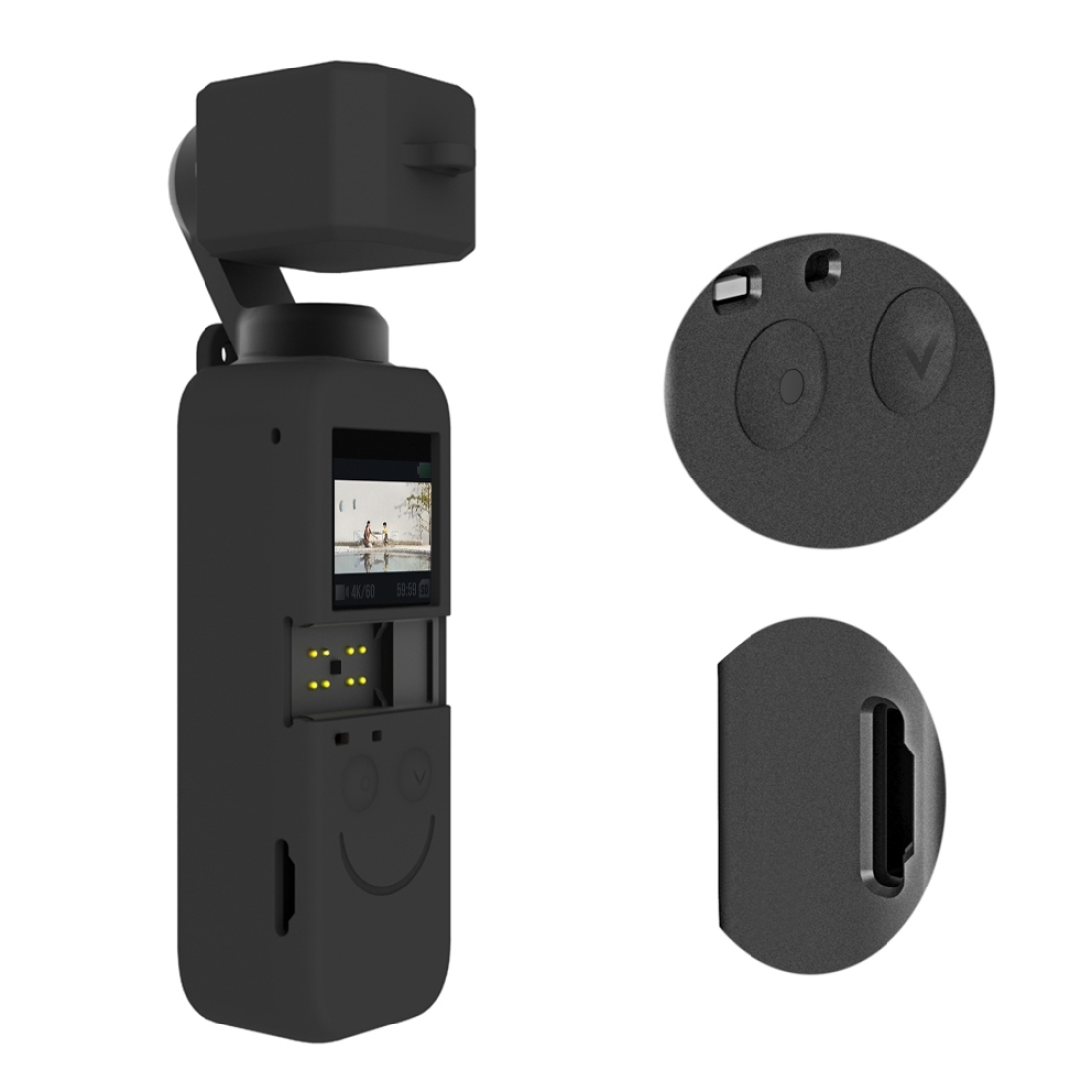 PULUZ-Juste en silicone souple - Drone Gimbal Case avis et prix